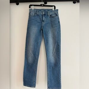 Old Navy boyfriend cut women’s Straight Blue Jeans